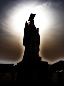 Statue of the Qin Emperor (with a bit of stylized editing)